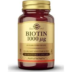 Solgar Biotine 1000Mcg (Vitamine B8) 50 gélules Végétales