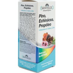 Santelle Pino Echinacea, Propóleo, Vitamina C, Cobre y Zinc 150ml
