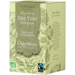 Plantasia Thé Vert Digestion Bio 18 Sachets