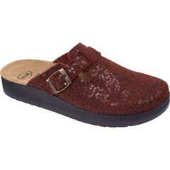 Scholl Janice Mule Memory Cushion Plata Negro Talla 40 1 Par