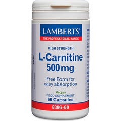 Lamberts L-Carnitine 500 Mg 60 Capsules