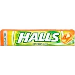 Halls Bonbons Citron Mix Sans Sucre 32g
