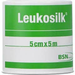 Leukosilk Adhésif 5x500cm 1ut