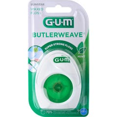 GUM® 1855 Fil Dentaire Ciré Mentholé 54,8m