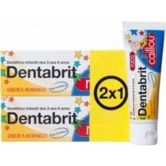 Dentabrit Dentifrice Junior +3 ans 50ml+50ml