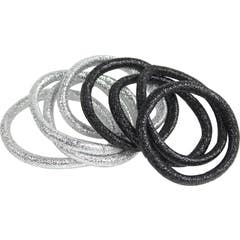 Koh-I-Noor Elástico Negro Gris 8uds