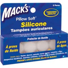 Mack's Tapones Oídos de Silicona Tamaño Adulto 4uds