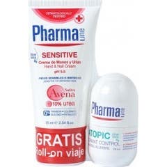Pharmaline Crème mains Sensitive 75ml + déodorant 25ml