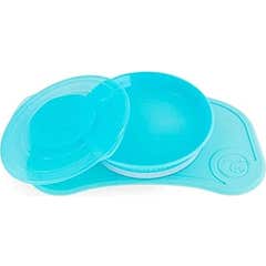 Twistshake Click-Mat Mini Bleu+Ensemble de plats