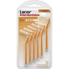 Lacer™ Brossettes interdentaires Ultra Fines Manche angulaire Souple 6 u.