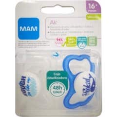 Sucette en silicone MAM Air 16+ A Double Pack