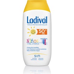 Peau atopique et enfants Ladival SPF50+ 200ml