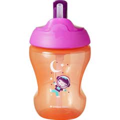 Tommee Tippee Explora Easy Drink Straw Cup Chica Color Rosa Rosa +6m