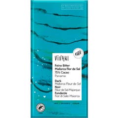 Vivani Chocolat Noir 75% Panama Flor de Sal Vegan 80g