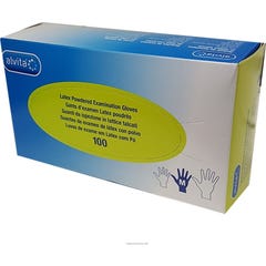 Alvita Gants Sans Poudre En Latex Taille M 100uts