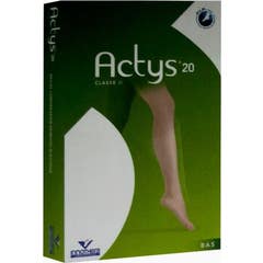 Actys Femme 2 Bas Autofix Naturel TN1+ 1 Paire