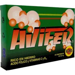 Avifer Rich In Iron 30comp 525mg