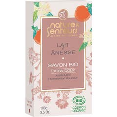 Nature & Senteurs Savon Extra-doux Au Lait d'Ânesse Agrumes 100g