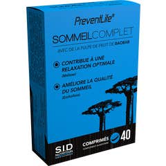 Sid Nutrition Preventlife Sommeil Complet 40 comprimés