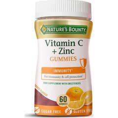 Nature's Bounty Vitamine C & Zinc Gummies 60Comp