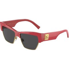 Dolce & Gabbana Lunettes de Soleil Dg4415 Metallic Red Cat Eye 1ut