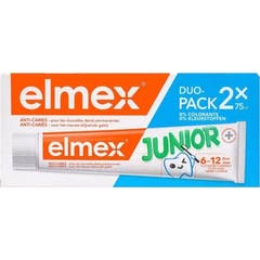 Elmex Anti-Caries Dentifrice Junior 6-12 Ans 2x75 ml