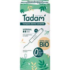 Tadam' Tampones Dermo-Sensitives Con Aplicador Normal 16 uds