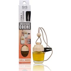 Sys Aromas Désodorisant pour voiture Style Cannelle Orange 7 ml