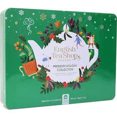 English Tea Shop Organic Set Boîte Noël Vert 36 Sachets