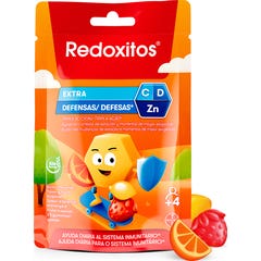 Redoxon Redoxitos Extra Défenses Gummies Orange Fraise 25uts