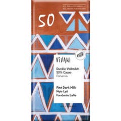 Vivani Chocolat Noir 50% au Lait de Coco Bio et au Sucre 80g