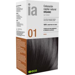 Interapothek Kit Coloration Capillaire Natural Organic 01 Noir