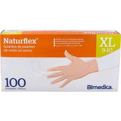 Naturflex Gants Vynile Transparent TXL 100uts