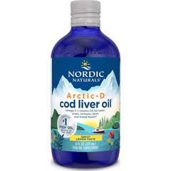 Nordic Naturals Arctic-D Huile de Foie de Morue Citron 237ml