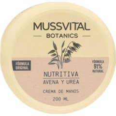 Mussvital Botanics Crème Mains Nutritive Avoine Et Urée 200ml