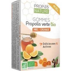 Propos'Nature Gommes Bio Propolis Verte Miel et Orange 45 g