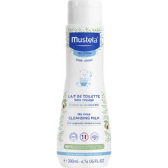 Mustela Lait De Toilette Sans Rinçage À L'Avocat Bio 200ml