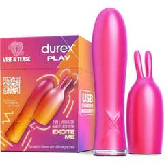 Durex Vibe & Tease Lapin Vibrateur 2 en 1 1ut Durex Vibe & Tease Lapin Vibrateur 2 en 1 1ut