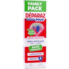 Déparaz Poux Lotion Traitante Familiale Poux Lentes 200ml