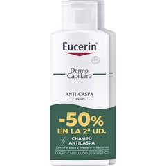Eucerin Dermo Capillaire Shampooing Antipellicul Pack 2x250 ml