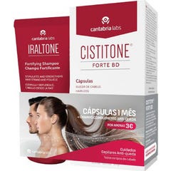 Cistitone Pack Forte Bd 60caps + Iraltone Shampoo