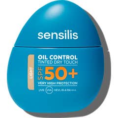 Sensilis Oil Control Toucher Sec SPF 50+ Teinte Light 40 ml