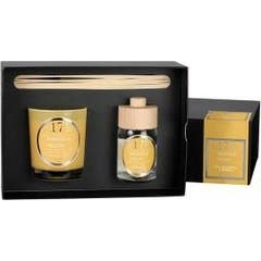 Cerabella Setperf17 Bougie + Diffuseur à bâtonnets Mango Melon 23x16,6x8,3cm