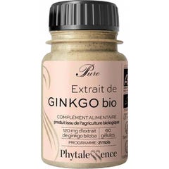 Phytalessence Ginkgo Bio 60 Gélules