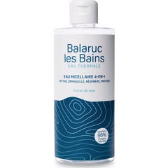 Balaruc les Bains Eau Micellaire 4 en 1 Extrait de Rose 500 ml