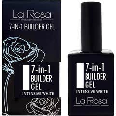 La Rosa Gel constructeur 7 en 1 Intensive White UV LED 15 ml
