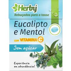 Herby Bonbons Eucalyptus Menthol Avec Vitamine C Sans Sucre Boîte 50g