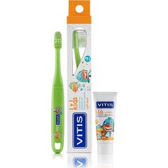 Vitis Kids Cepillo Dental + Gel Dentífrico 8ml