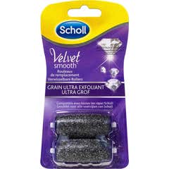 Scholl Velvet Smooth Grain Ultra Exfoliant Rouleaux de Remplacement 2 Unités