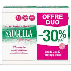 Saugella Cotton Touch Protège-Slips 2x40uts